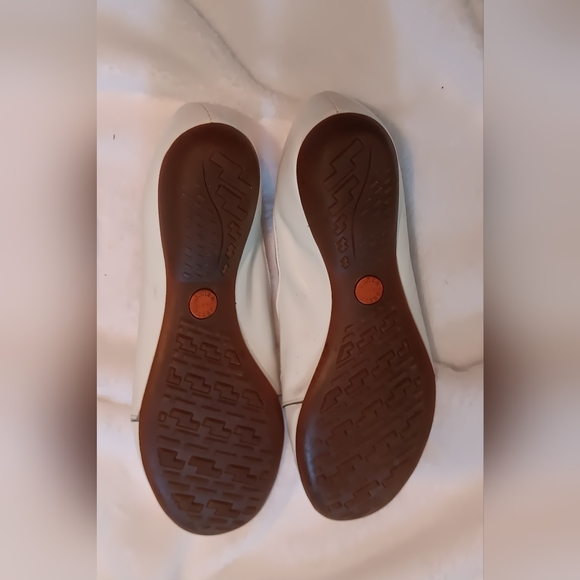 Sesto Meucci White Flats Size 10 - Picture 4 of 7